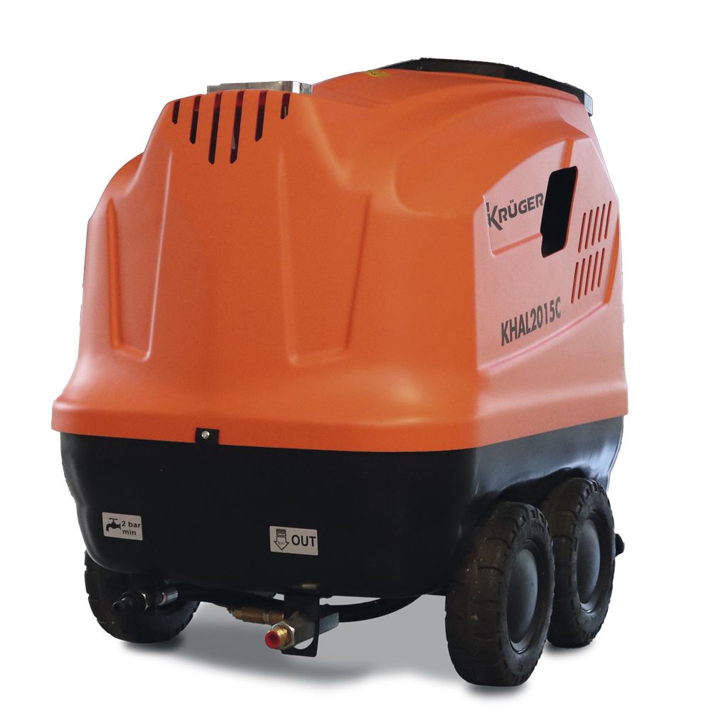 Hidrolimpiadora de agua caliente Krüger KHAL 2015C profesional disponible en Barcelona